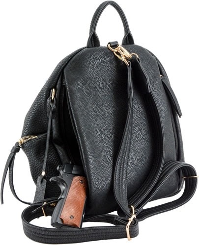 CAMELEON AURORA CONCEAL CARRY BACKPACK TEARDROP SHAPE BLACK