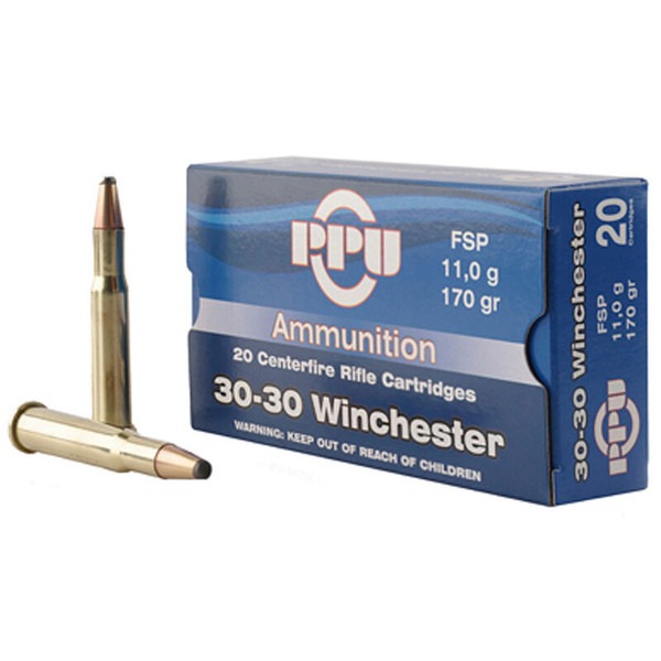 PPU 30/30 WIN 170GR FSP 20RD BOX 10 BOXES PER CASE