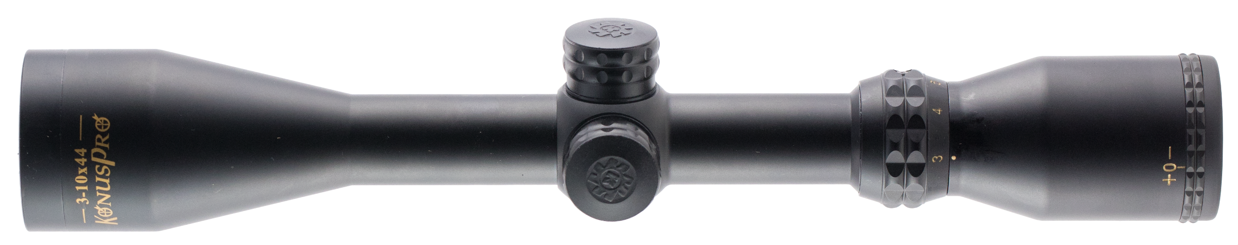 Konus 7255 KonusPro  Matte Black 3-10x44mm 1" Tube Engraved 30/30 Reticle