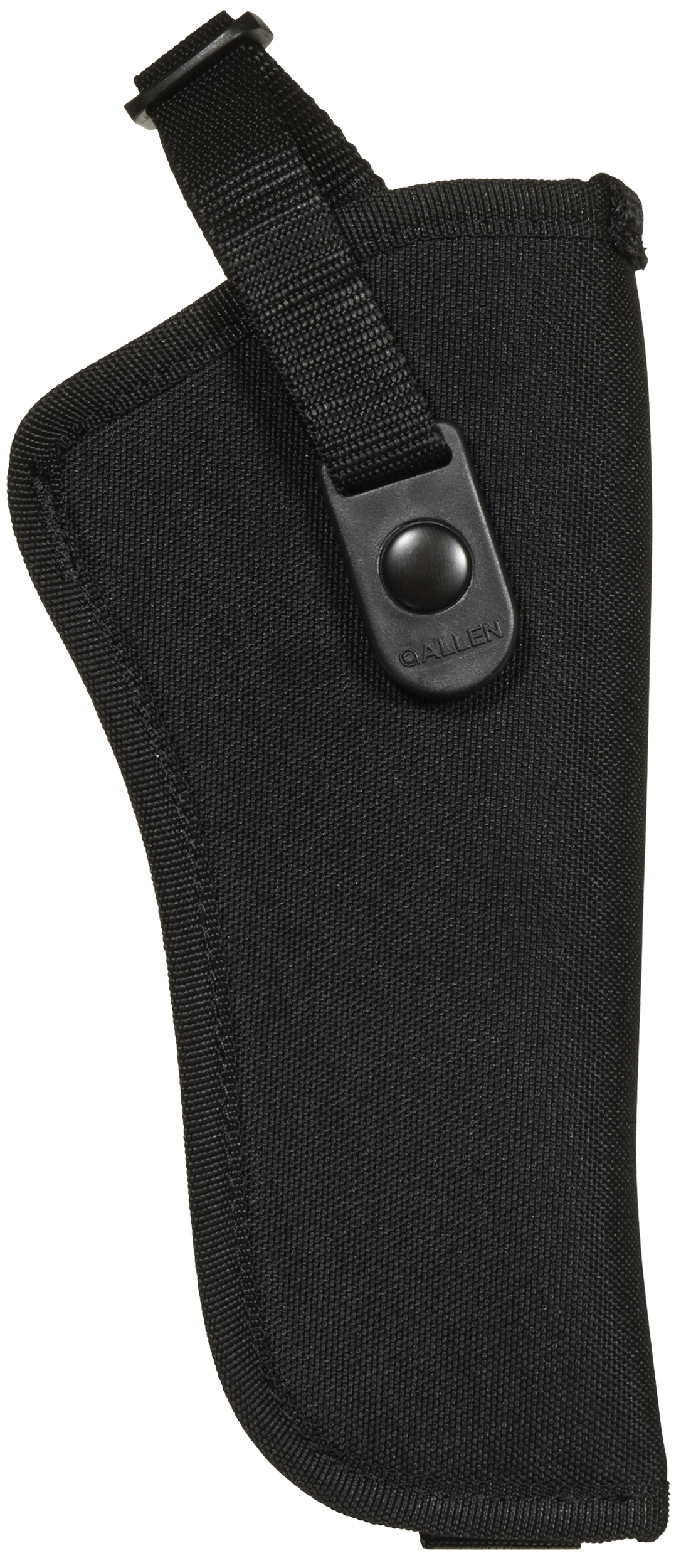 Allen 44818 Cortez  Size 18 OWB Style Black Polyester, Adjustable Strap & Belt Loop Mount Type fits 6" Barrel DA Revolver with Full Lug Right Hand