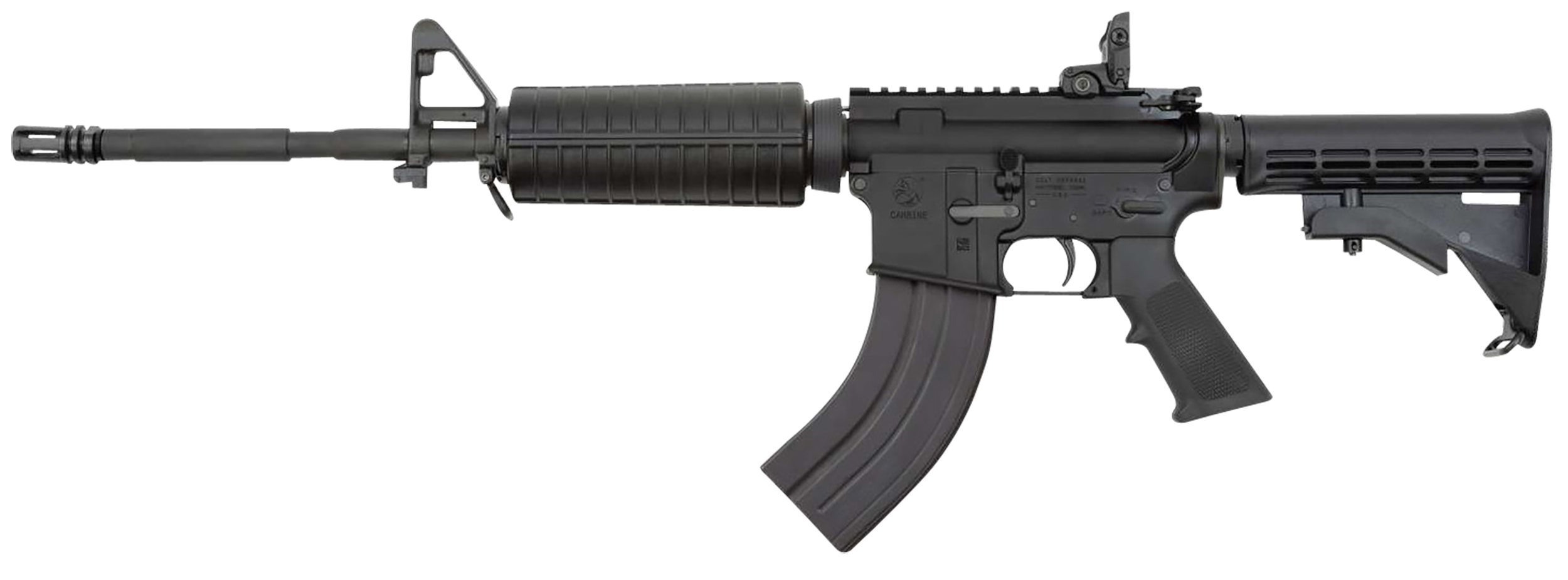 Colt Mfg CR6762 Carbine 7.62x39mm 30+1 16.10" Barrel, A2 Flash Hider, Drop In Handguard, A2 Front Sight, Magpul MBUS Rear Sight
