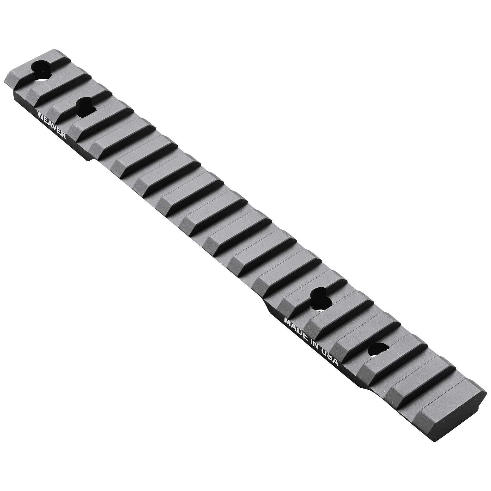 Weaver Mounts 99492 Multi-Slot Base Extended Black Anodized Aluminum Fits Extended Multi-Slot Base Short Action 20 MOA