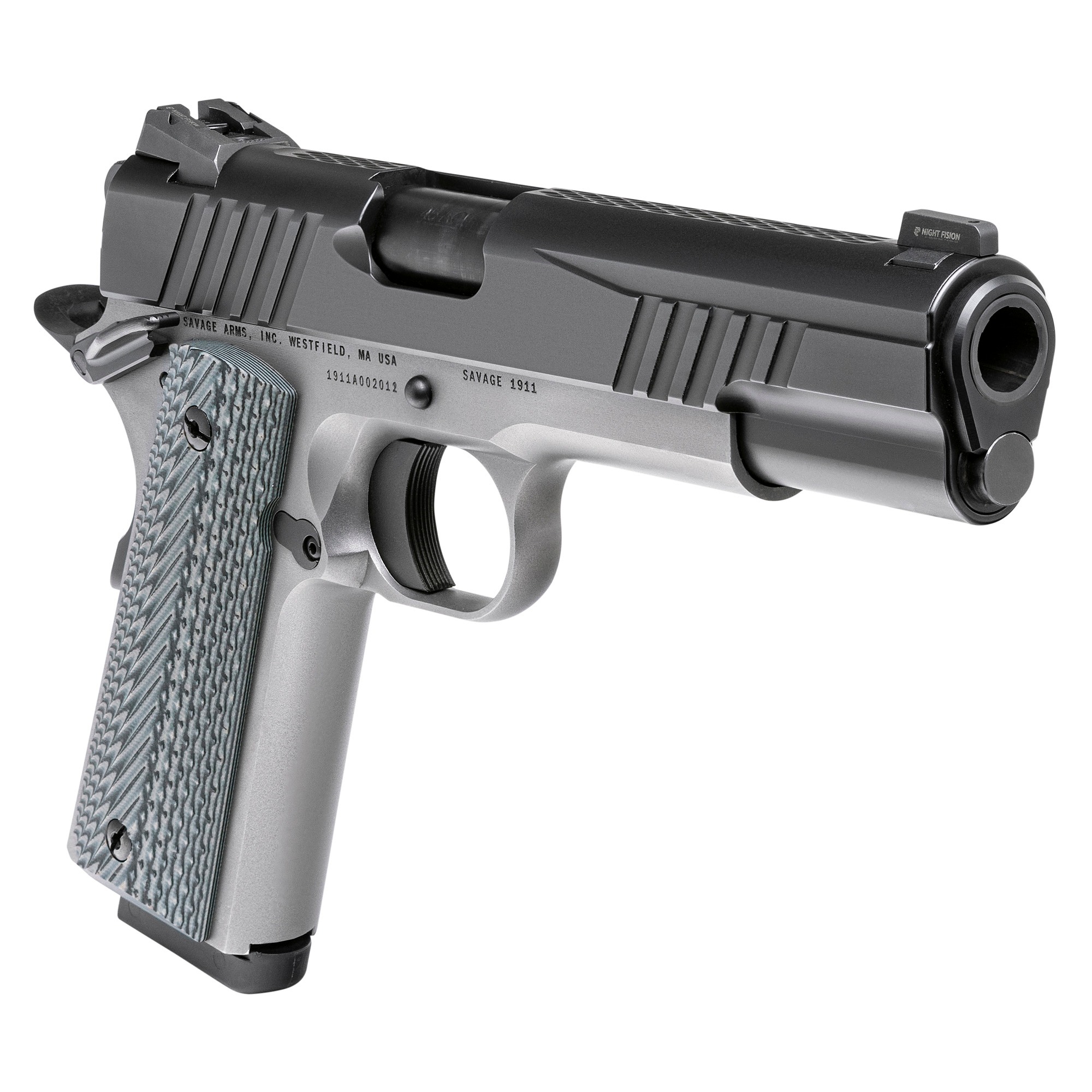 SAV 1911 9MM 5" 10RD STS/BLK