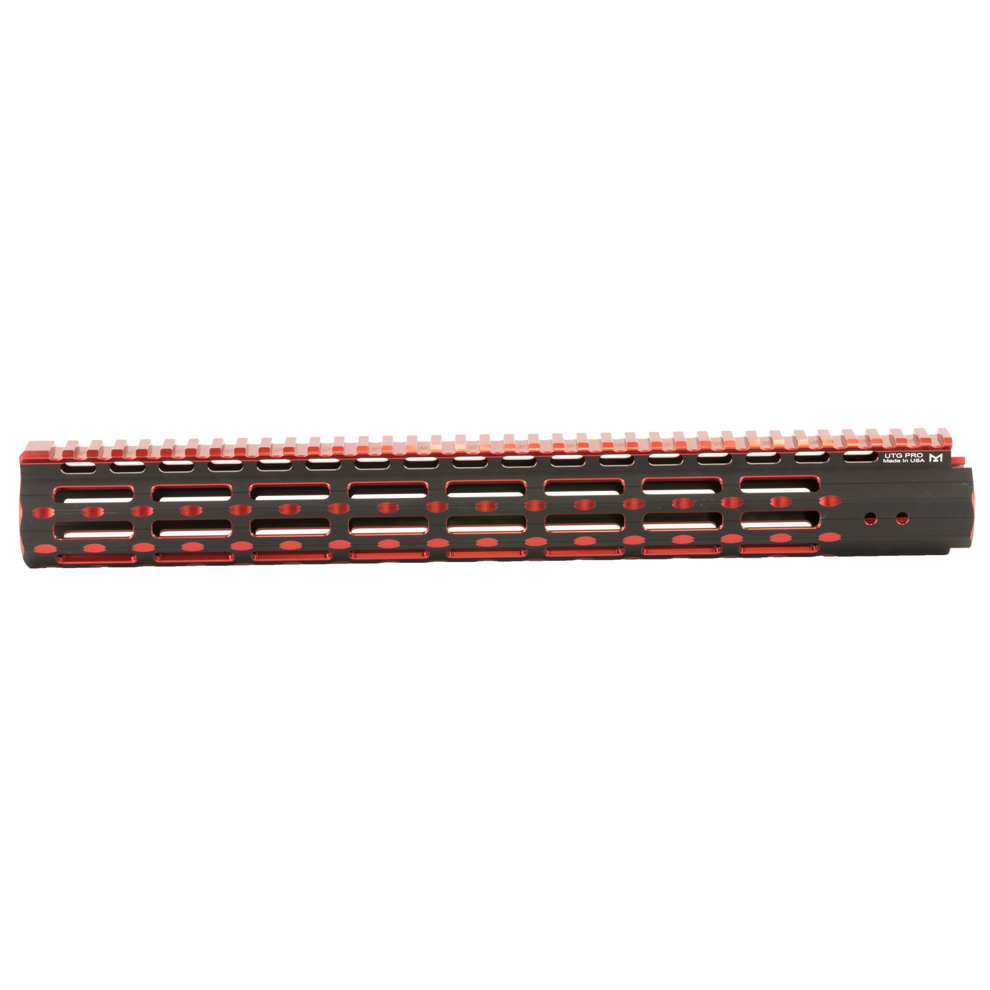 UTG PRO M-LOK 15"SSLM 2TN RL BLK/RD