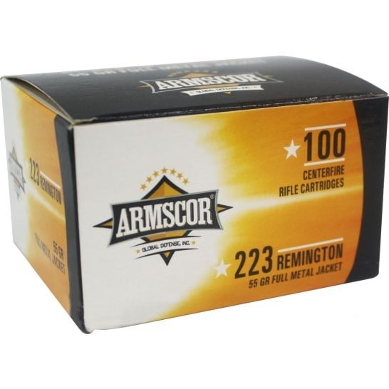 ARMSCOR 223REM 55GR FMJ VALUE PACK  100RDBX/1200RD CS