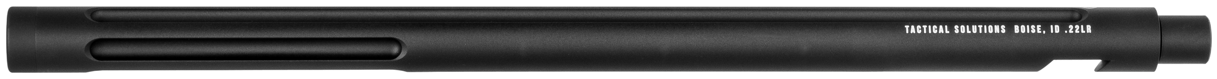 Tactical Solutions 1022TEMB X-Ring Barrel 22 LR 16.50" Matte Black Finish Aluminum Material Bull with Fluting & Threading for Ruger 10/22