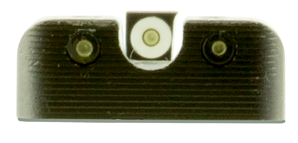 TruGlo TG231H1W Tritium Pro  Black | Green Tritium White Outline Front Sight Green Tritium Rear Sight