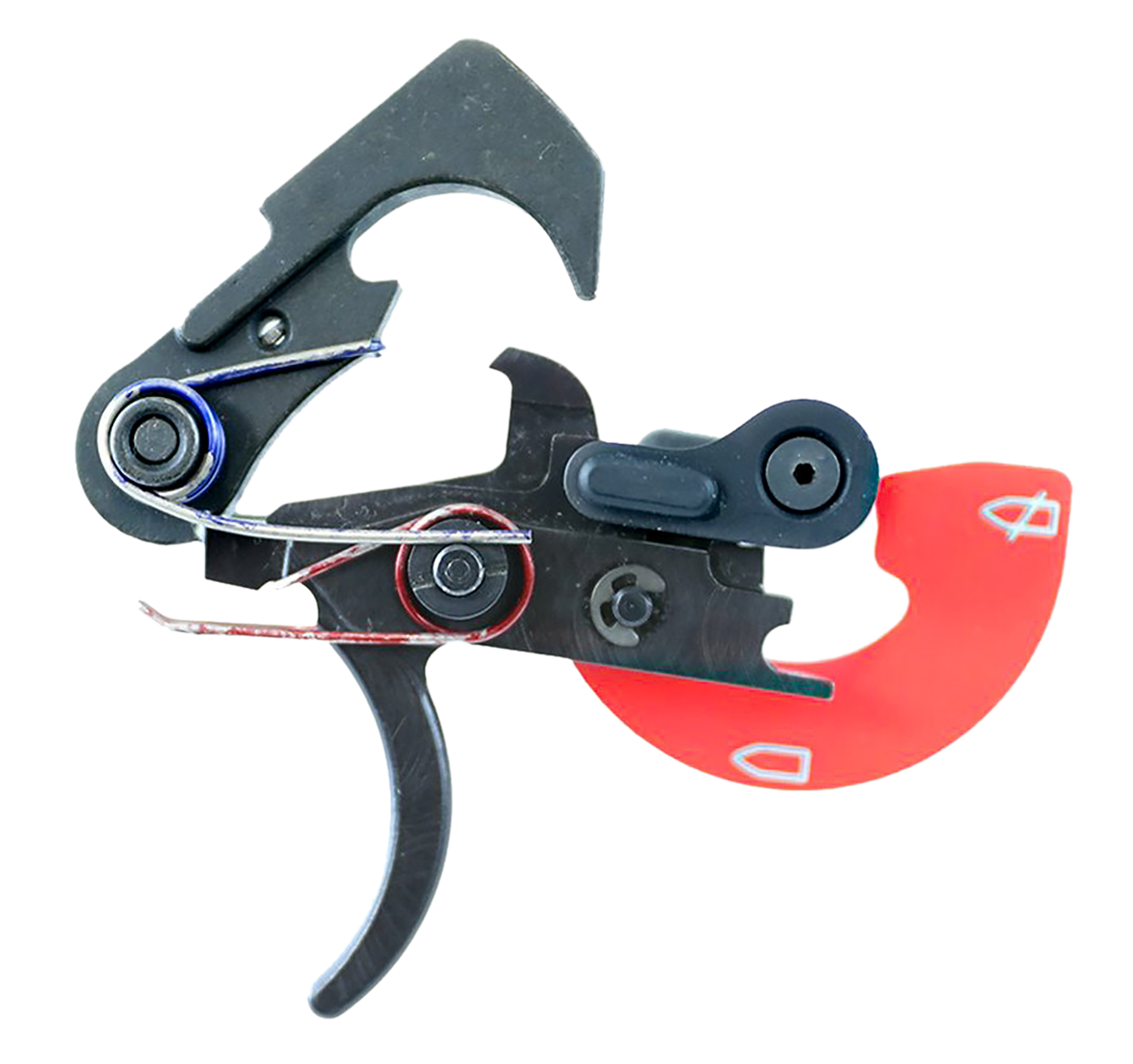 Franklin Armory 0150000BLK Binary Black Curved Trigger Fits B&T APC9 Ambidextrous