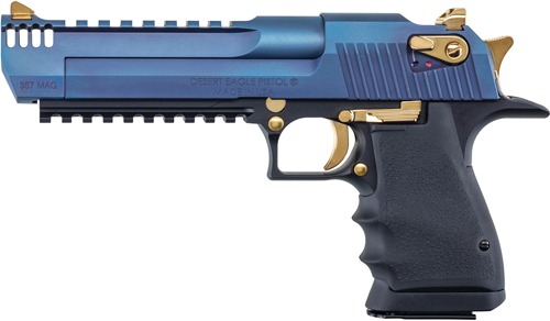 DESERT EAGLE L6 SERIES 357MAG 6" BLACK CARBO BLUE & PIC RAIL