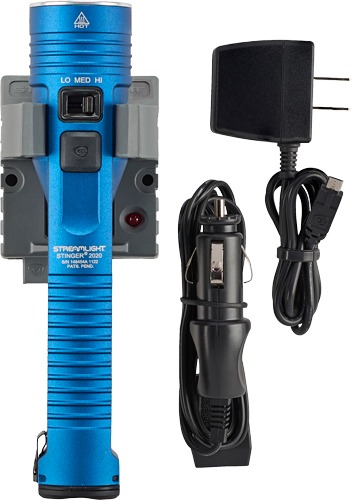 STREAMLIGHT STINGER 2020 LED W/120V AC/12V DC CHARGER BLUE