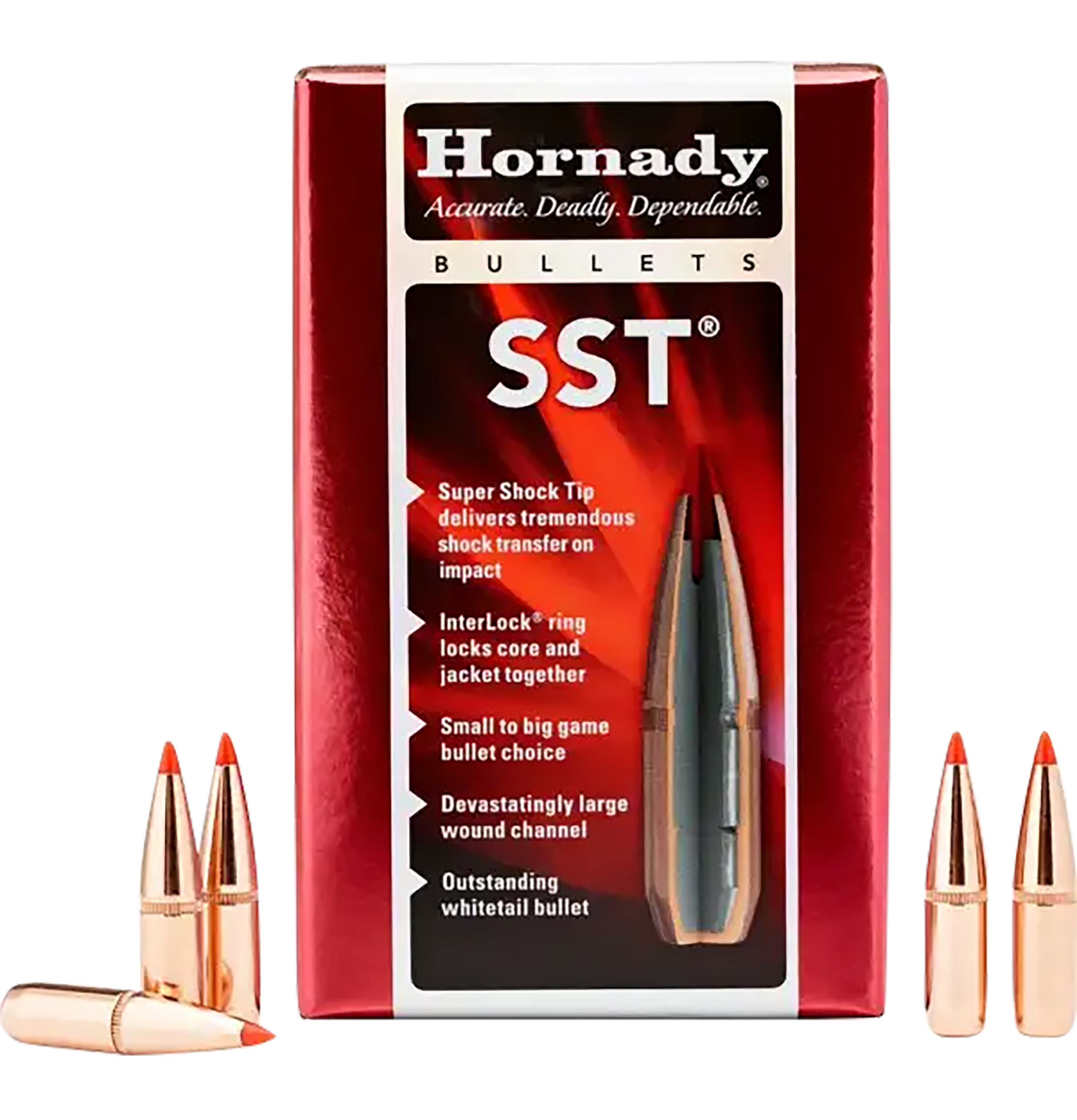 Hornady 27402 SST  270 Win .277 150 gr Super Shock Tip 100 Per Box/ 15 Case