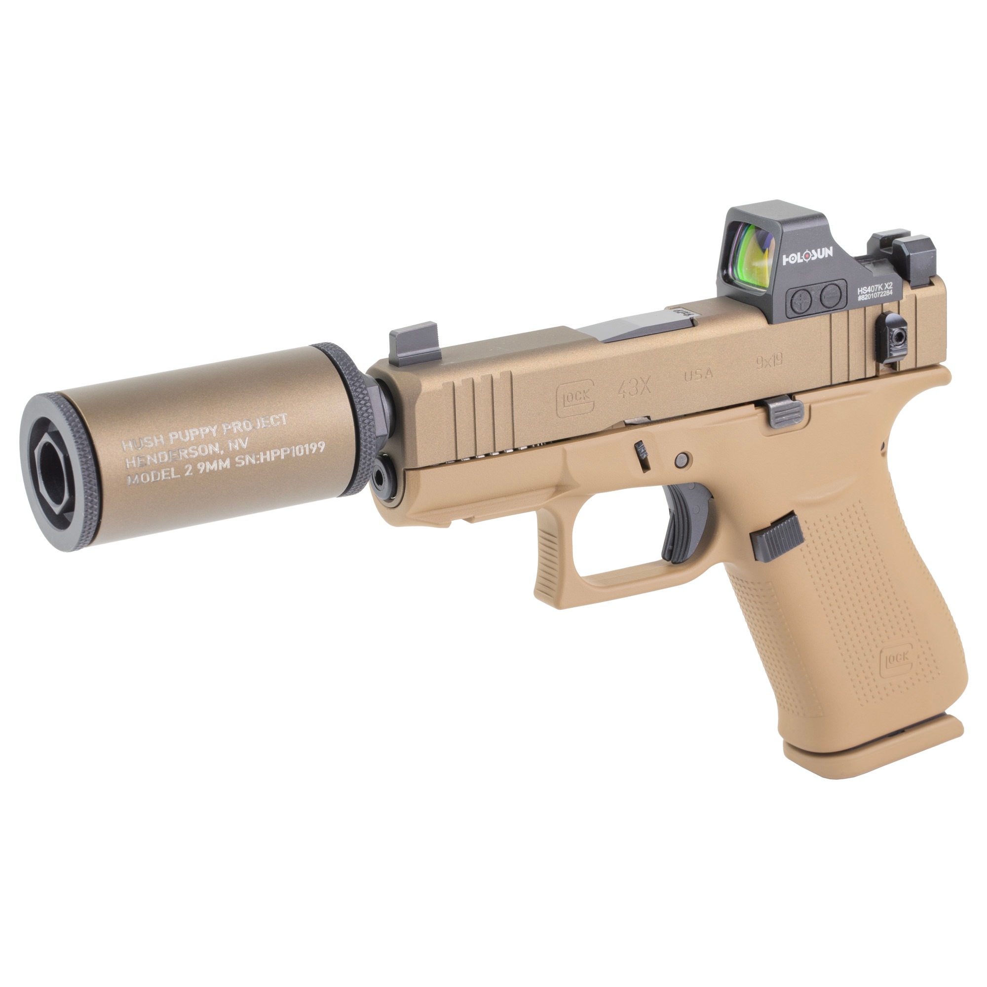 GLOCK 43X 9MM HP SUP 10RD 407K FDE
