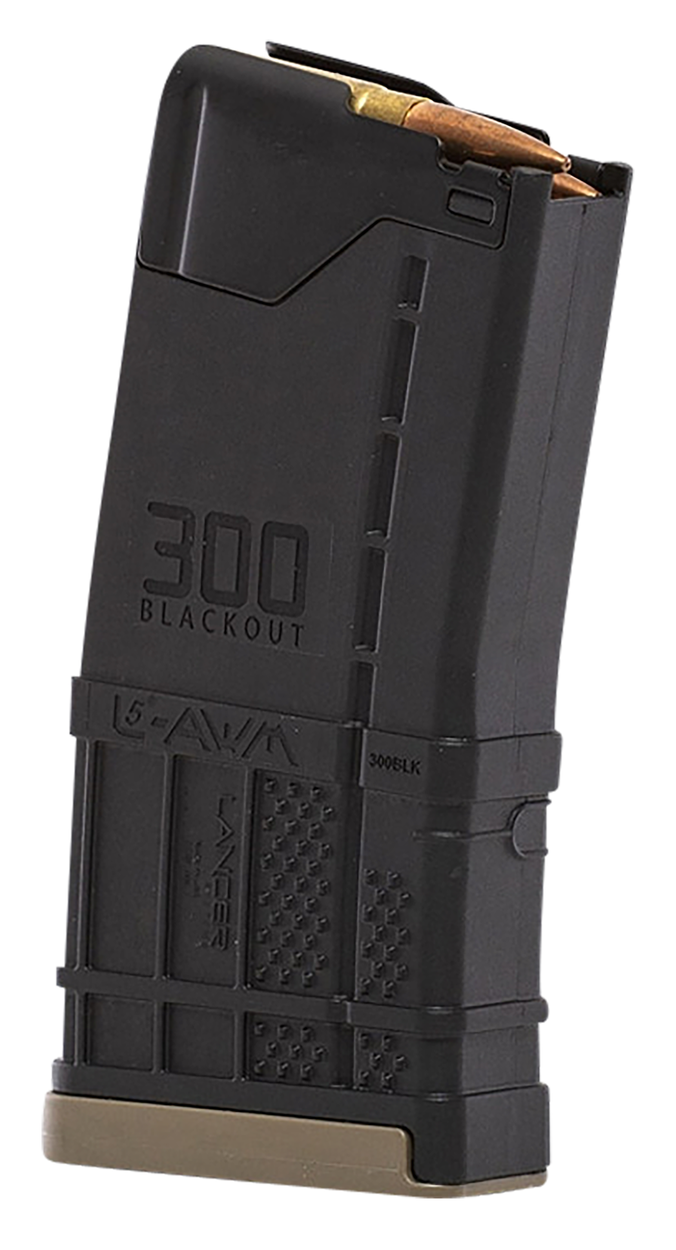 Lancer  L5AWM Blackout 20rd 300 Blackout For AR-15 Opaque Black Polymer