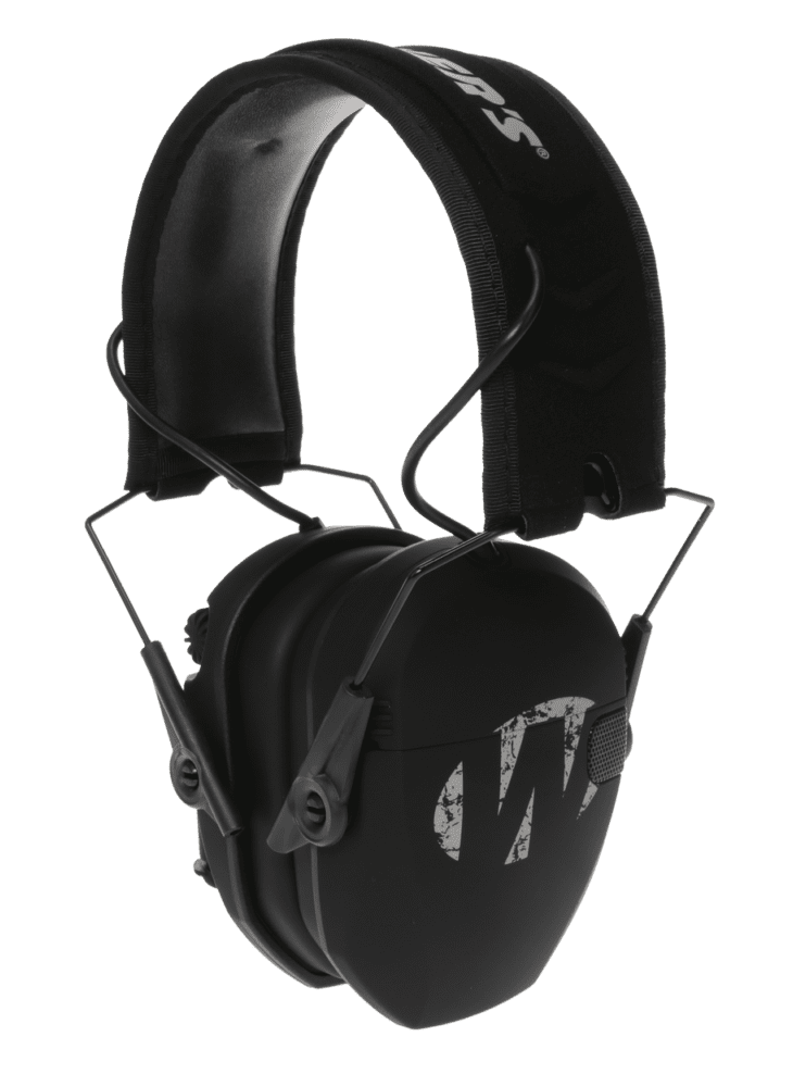 Walker's GWPRSEMFS Razor Slim Electronic Freedom Muff 23 dB Over the Head Black w/Distressed Walker's Logo Polymer