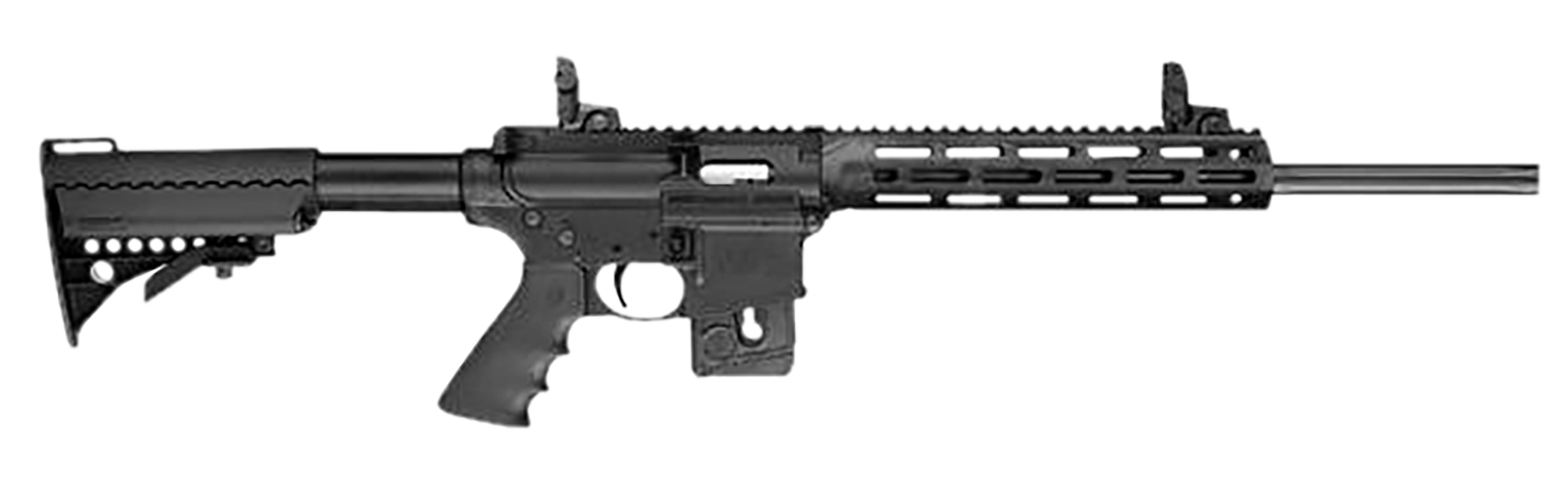 Smith & Wesson 10206 M&P15 Sport *CA/CO Complaint 22 LR 10+1 16.50" Matte Black Steel Barrel & Picatinny Rail Aluminum Receiver, 10" Magpul M-LOK Handguard, 6 Position CAR Black Synthetic Stock, Black