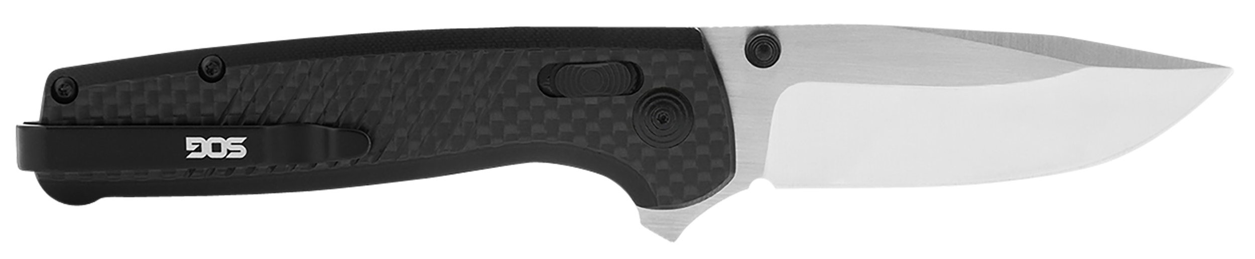 S.O.G SOGTM1025BX Terminus XR 2.95" Folding Clip Point Plain Satin CPM S35VN SS Blade Black G10/Carbon Fiber Handle Features Box Packaging Includes Belt Clip