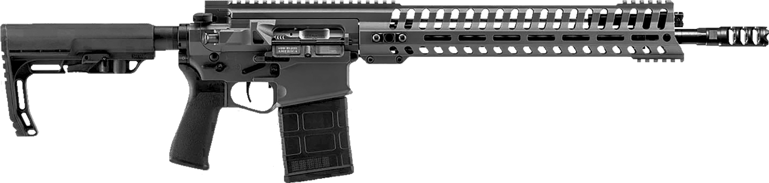 Patriot Ordnance Factory 01930 Revolution PD  308 Win 20+1 16.50" Black Nitride Tungsten Cerakote