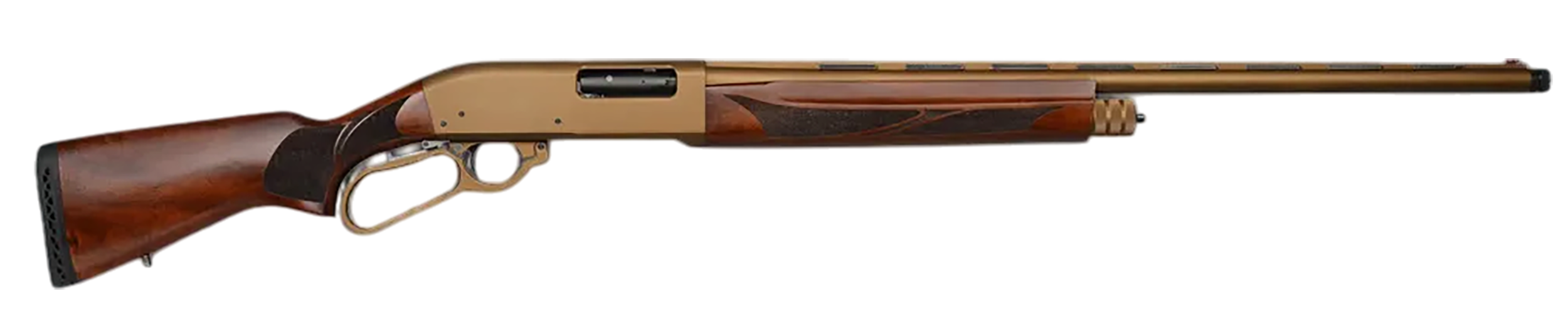 Gforce Arms GFLVR1228WBNZ Refuge  12 Gauge Lever 3" 4+1 28" Burnt Bronze Cerakote Vent Rib Barrel, Burnt Bronze Cerakote Aluminum Alloy Receiver, Fixed Turkish Walnut Stock