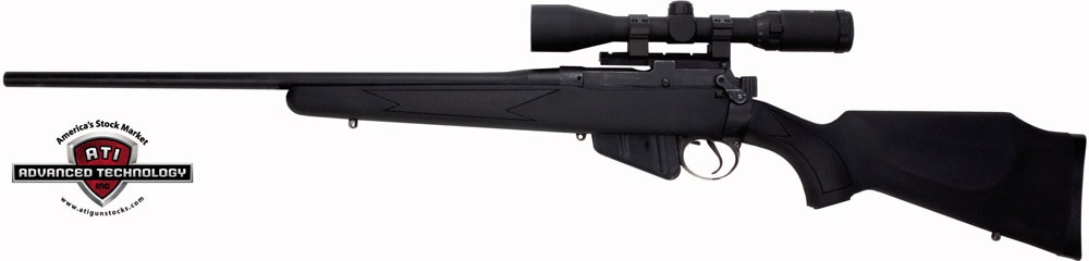 ADV TECH STOCK FOR ENFIELD POST 1914 BLACK SYNTHETIC