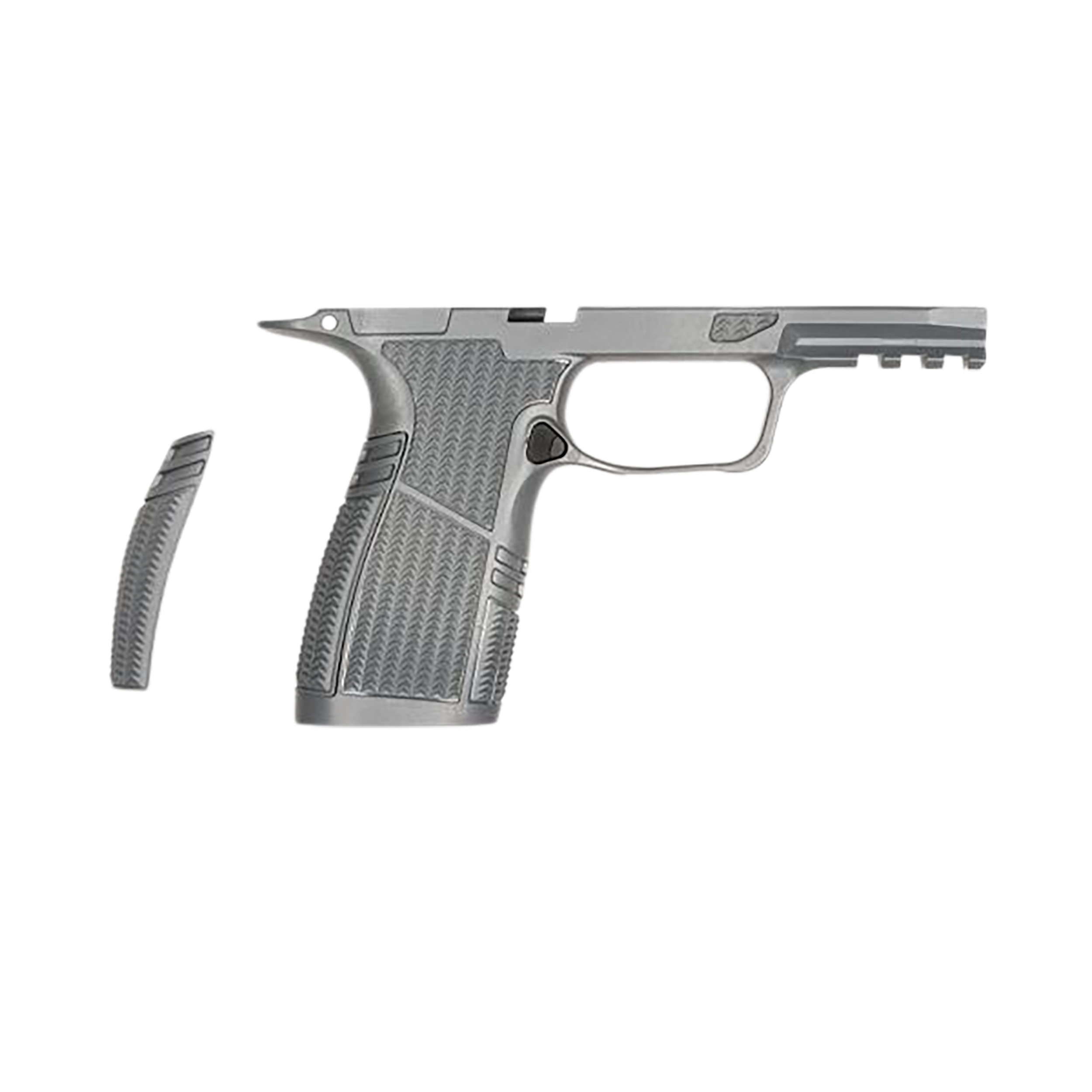 Tyrant CNC TDP365GRMMACROGREY Snub Nose Grip Module Grey Fits Sig P365