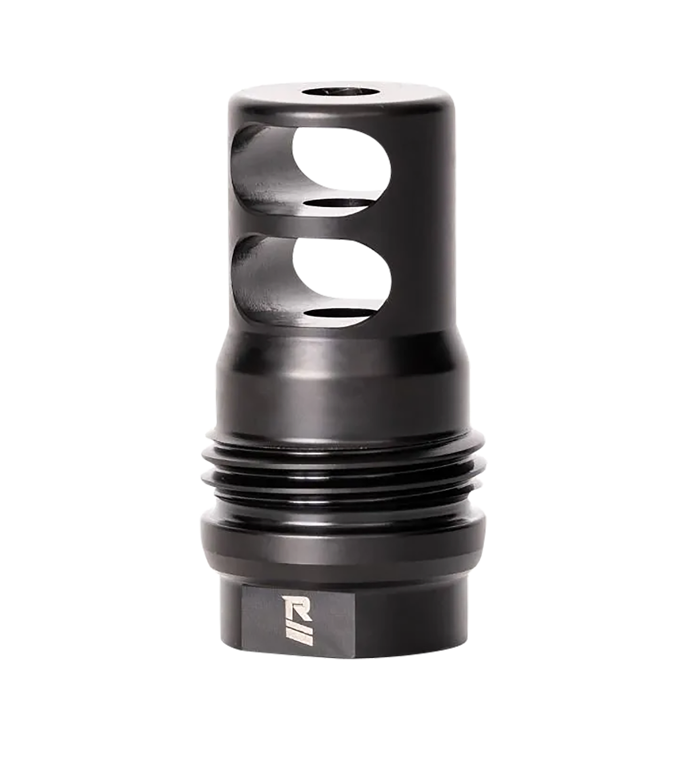 Rugged Suppressor MB010 2 Port Brake  Black for 1/2"-28 tpi Threads & 2.16" OAL for 5.56x45mm NATO Radiant762, Surge762, Razor762 & Micro30 Suppressors