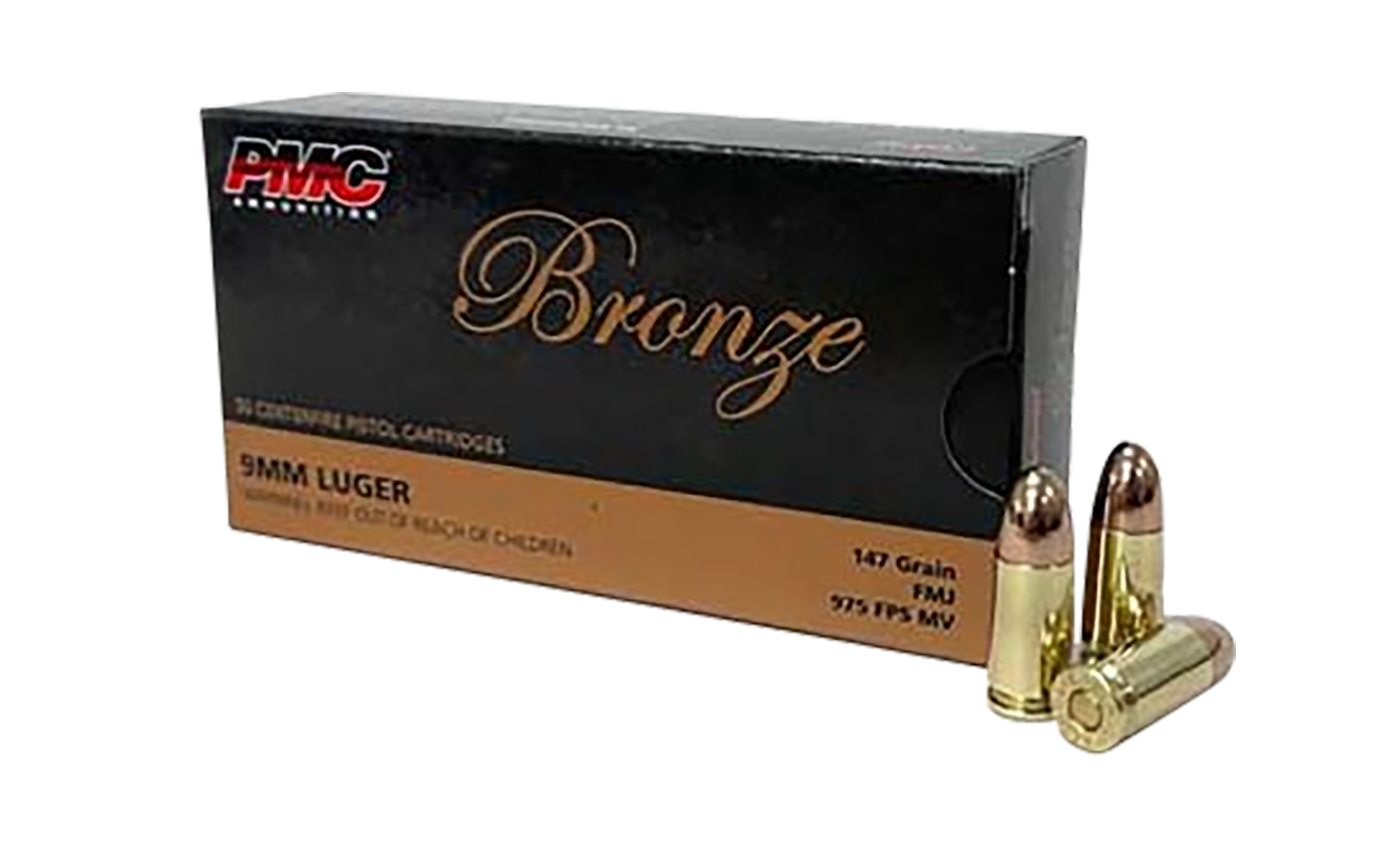 PMC 9H9mm Luger 147gr Full Metal Jacket 50 Per Box/20 Case