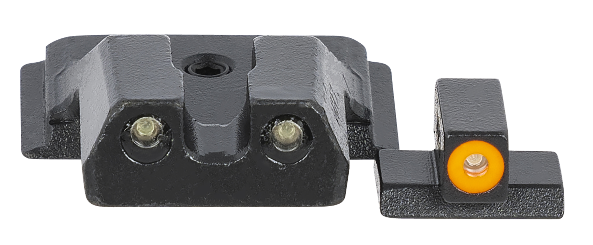 Meprolight USA 417703131 Hyper-Bright Green Tritium Orange Outline Front Sight-Green Tritium Black Outline Rear Smith & Wesson M&P Shield