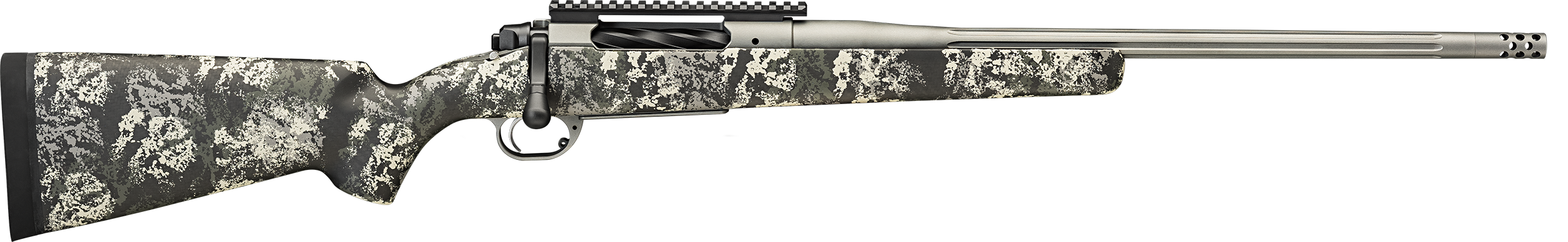 Springfield Armory BAB9247PRCY 2020 Boundary  7mm PRC 24" Rogue Camo Tactical Gray Cerakote Model 2020 Stainless Steel Receiver Carbon Fiber w/ M-LOK