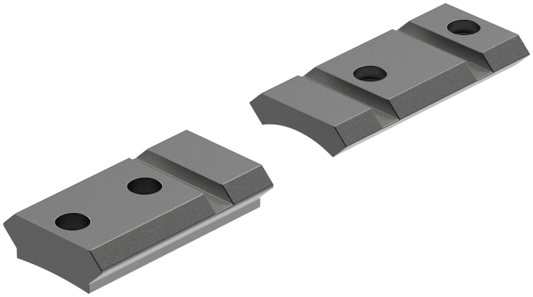 Leupold 171709 QRW Cross-Slot Base Set Matte Black Weatherby Mark V
