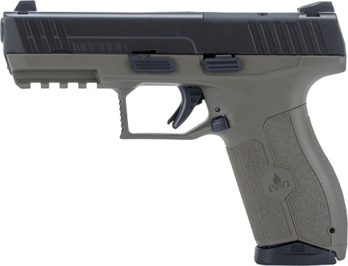 IWI MASADA 9MM 4.1" 3-DOT OPTICS READY 2-10RD MAG OD GRN