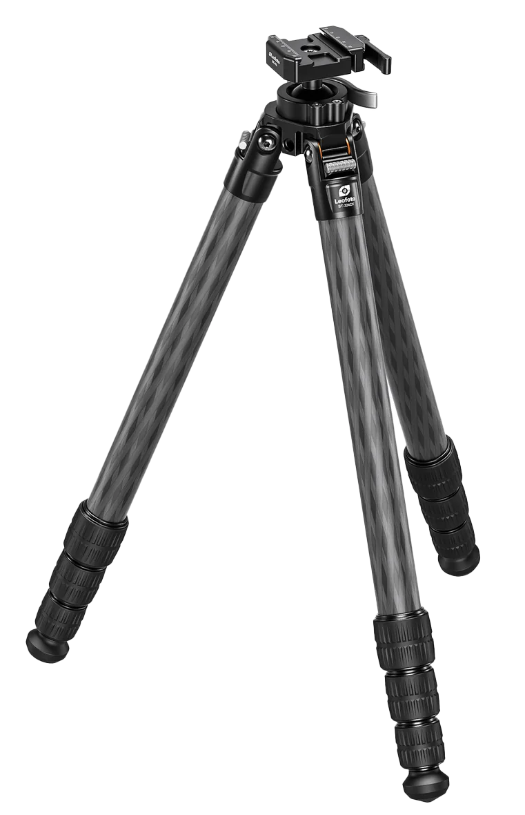 Leofoto Usa ST-324CX Integrated Ballhead ST-X Tripod 6.06"-58.54" High Black Aluminum