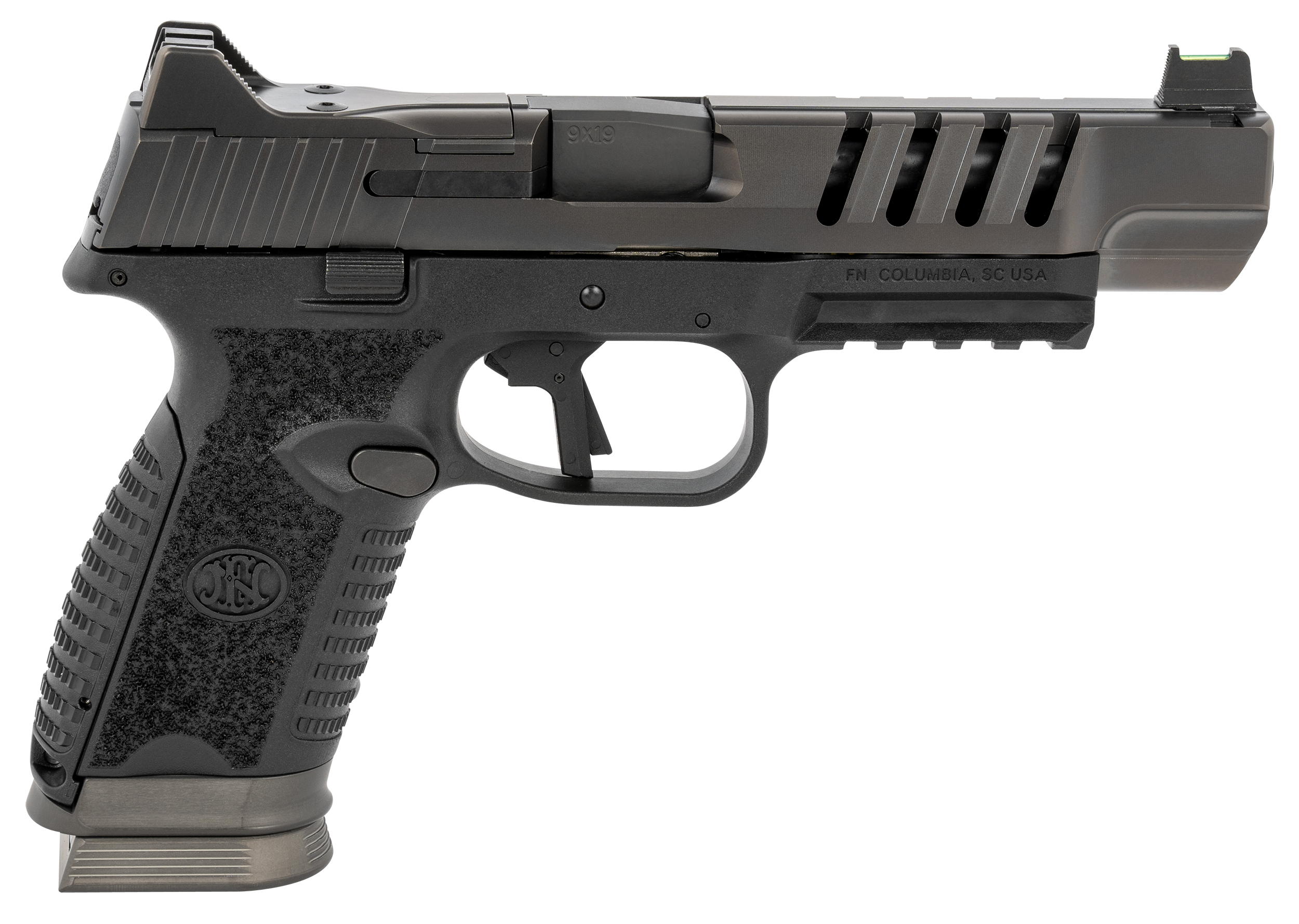 FN 66100940 509 LS Edge 9mm Luger 5" Barrel 10+1, Matte Black Polymer Frame With Mounting Rail, No Manual Safety, Optics Ready