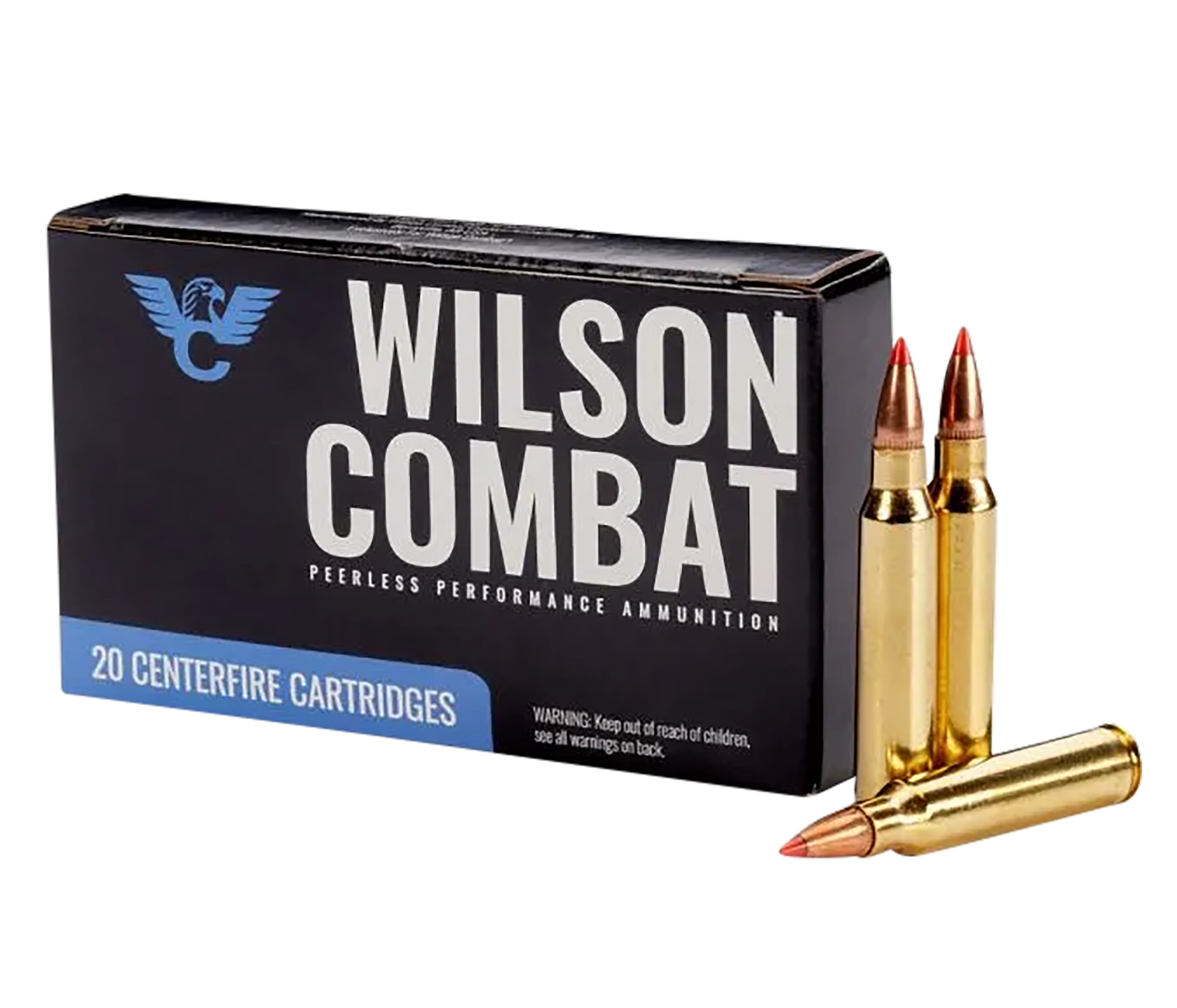 Wilson Combat A22360VMAX 223Rem 60gr Hornady V-Max 20 Per Box/10 Case