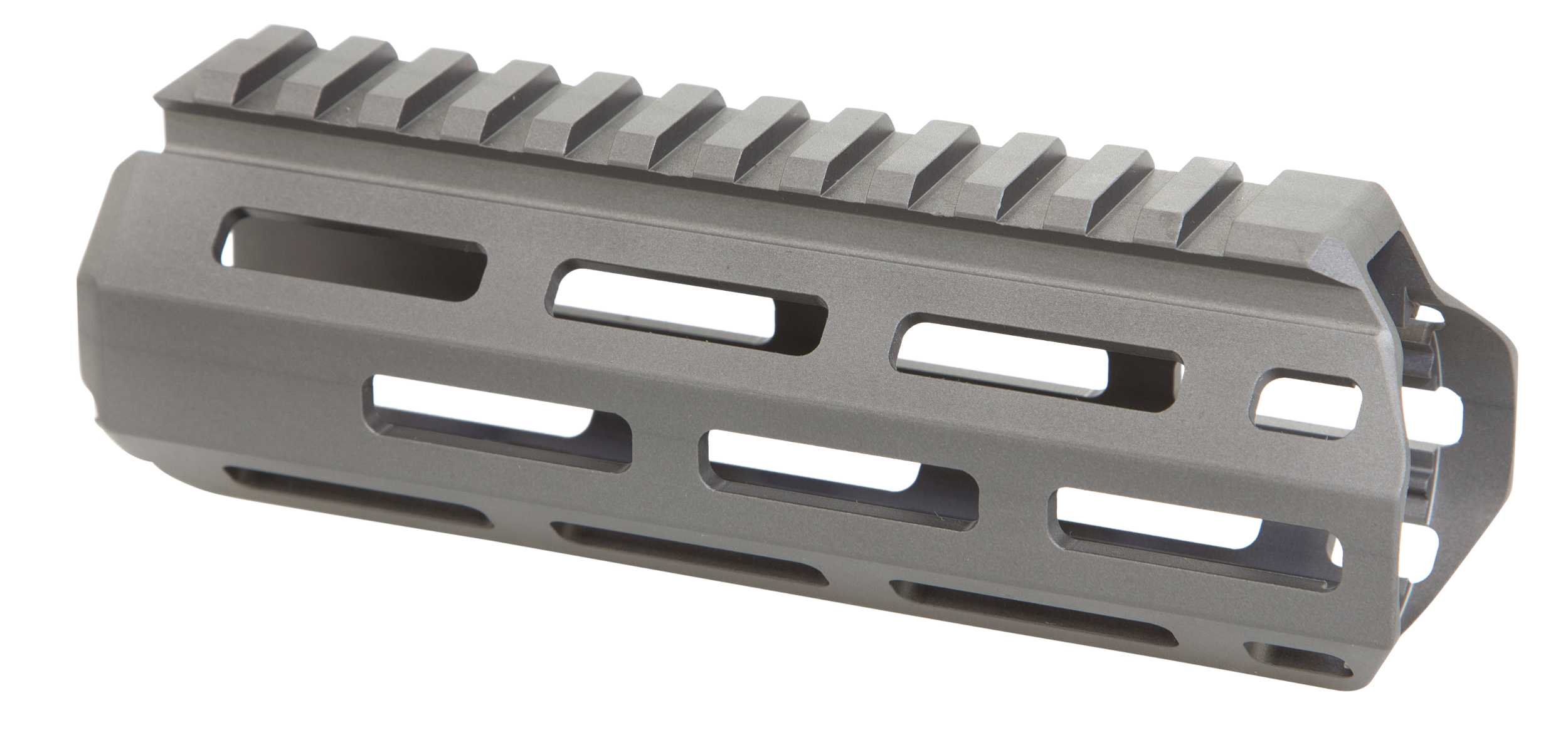 Q LLC 6HBMLOKHG Handguard M-LOK Aluminum Gray Q LLC Honey Badger 6"