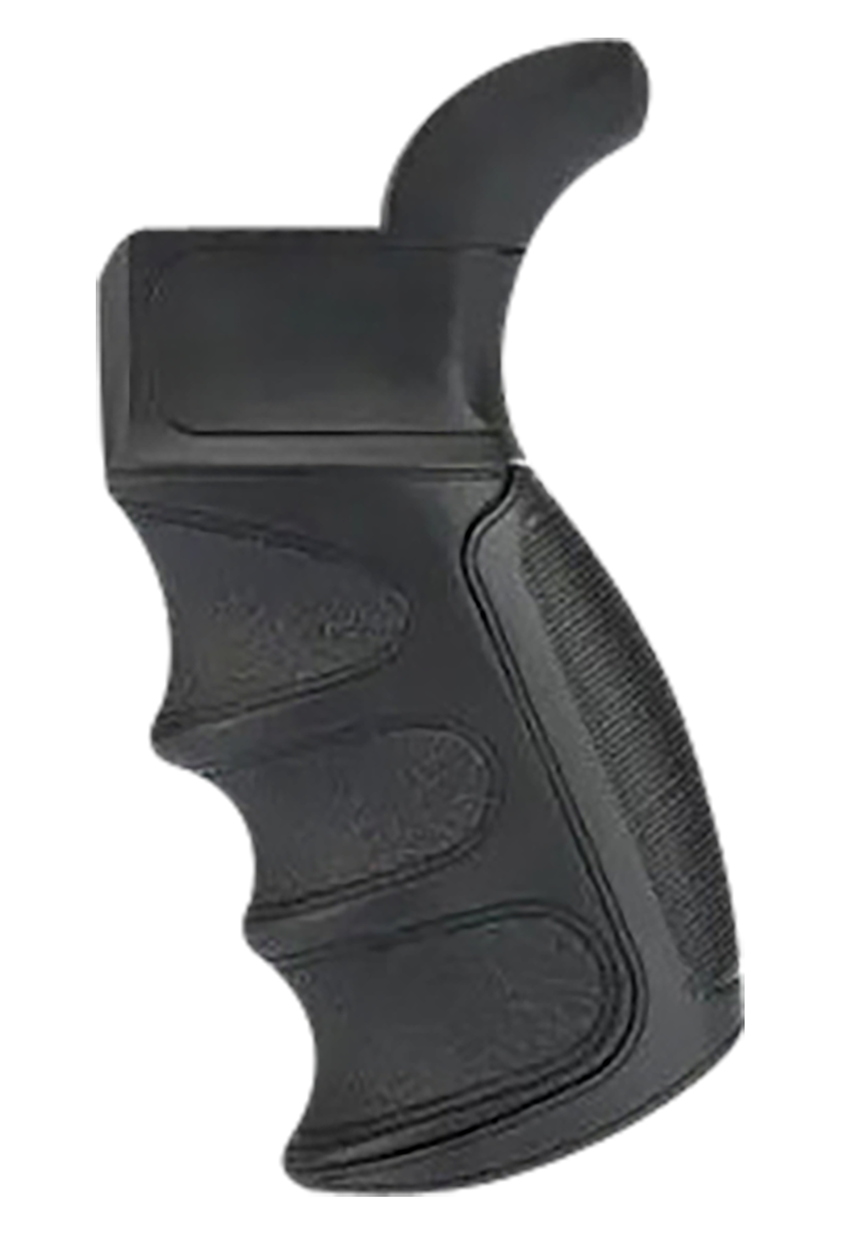 ATI Outdoors A5102347 X1 Black Suregrip Rubber with Finger Grooves Fits AR Platform