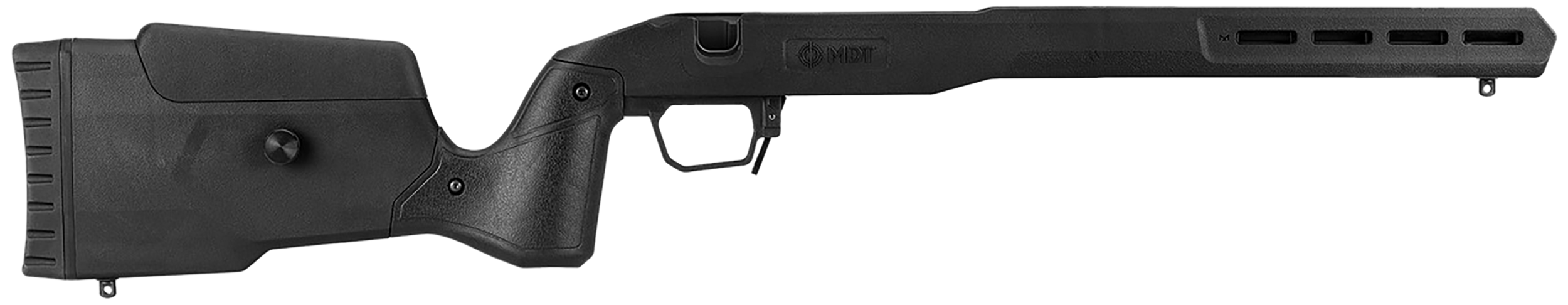 Mdt Sporting Goods Inc 105827BLK Field Stock Black Polymer Fits Tikka T3 Short Action