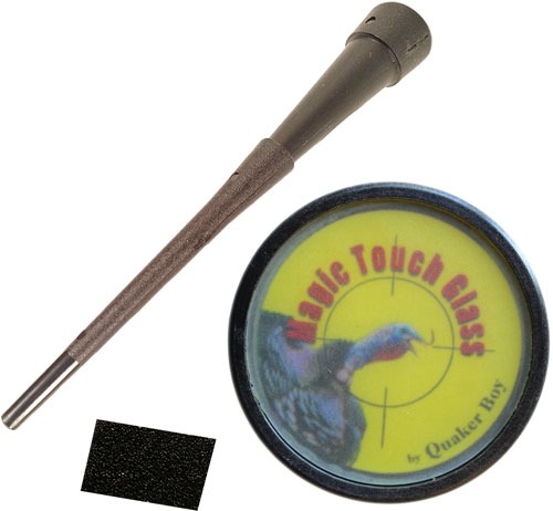 QUAKER BOY TURKEY CALL POT STYLE MAGIC TOUCH GLASS