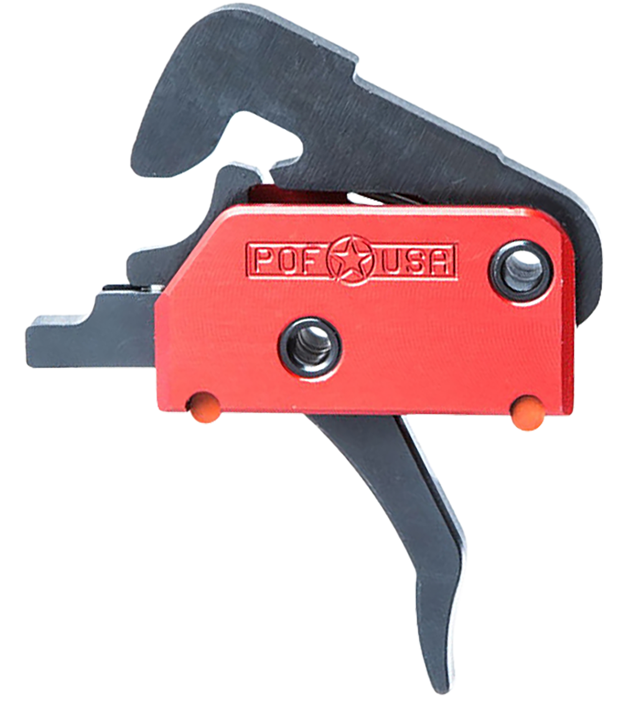 Patriot Ordnance Factory 00516 EFP  Two-Stage Straight Trigger with 4 lbs Draw Weight & Black Hardcoat Anodized Finish for AR-Platform