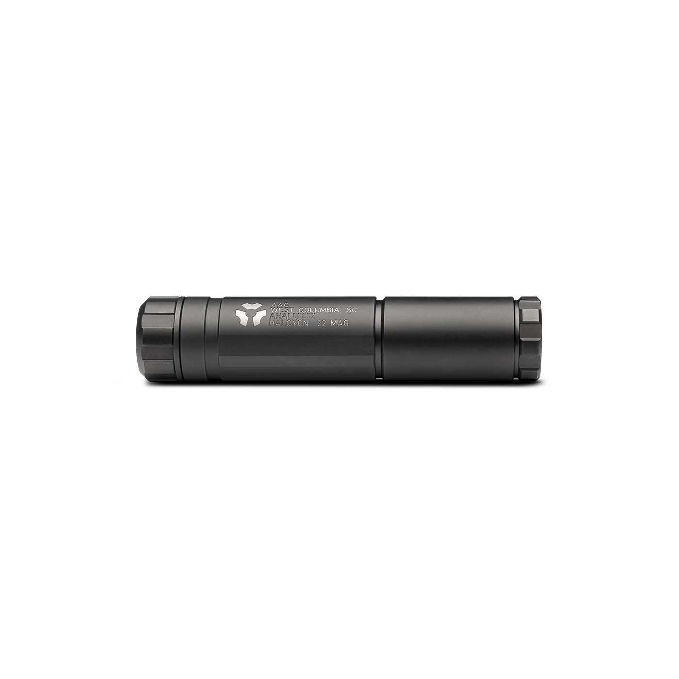 AAC HALCYON 22CAL RIMFIRE RATED UP TO 5.7X28, MODULAR DESIGN BLK TITNUM, 1/2"X28 DTM
