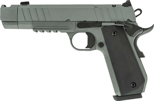Tisas 1911 Night Stalker Carry 9mm 4.25" 10rd Gray Comp Pistol