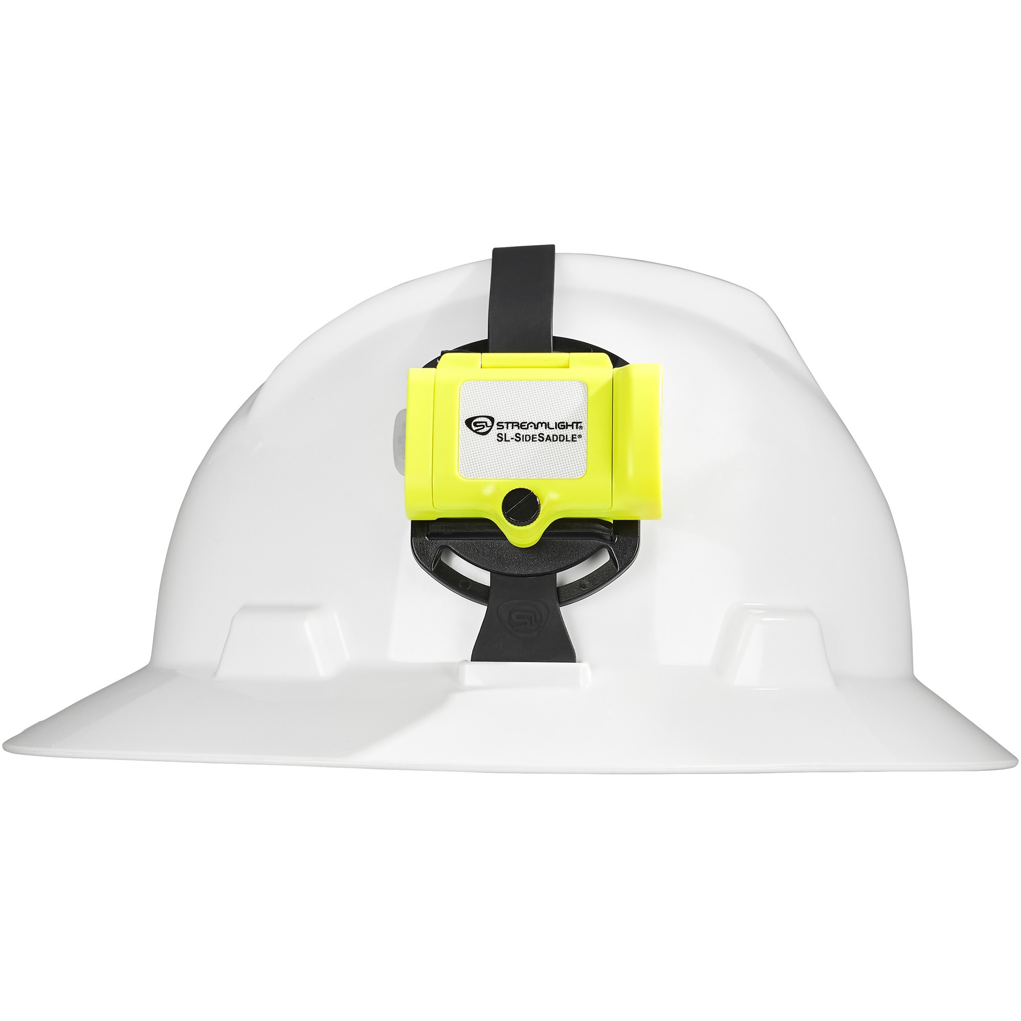STRMLGHT SL-SIDESADDLE HARD HAT YLW