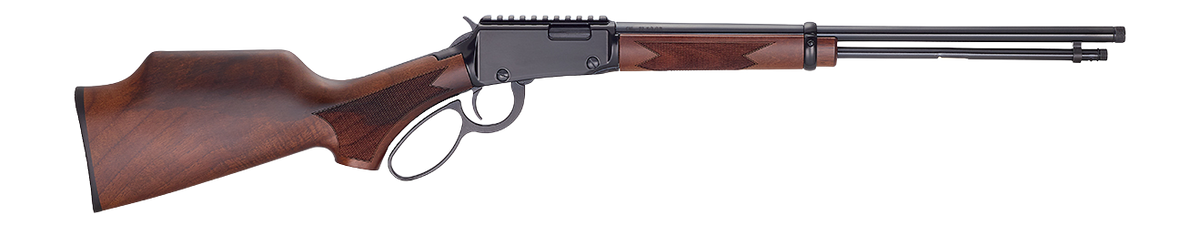 Henry H001PGH22 Sporter 22 S/L/LR 15/17/21+1 18.50" Blued Threaded Barrel, Black Aluminum Receiver w/Picatinny Rail, American Walnut Fixed w/Pistol Grip Stock