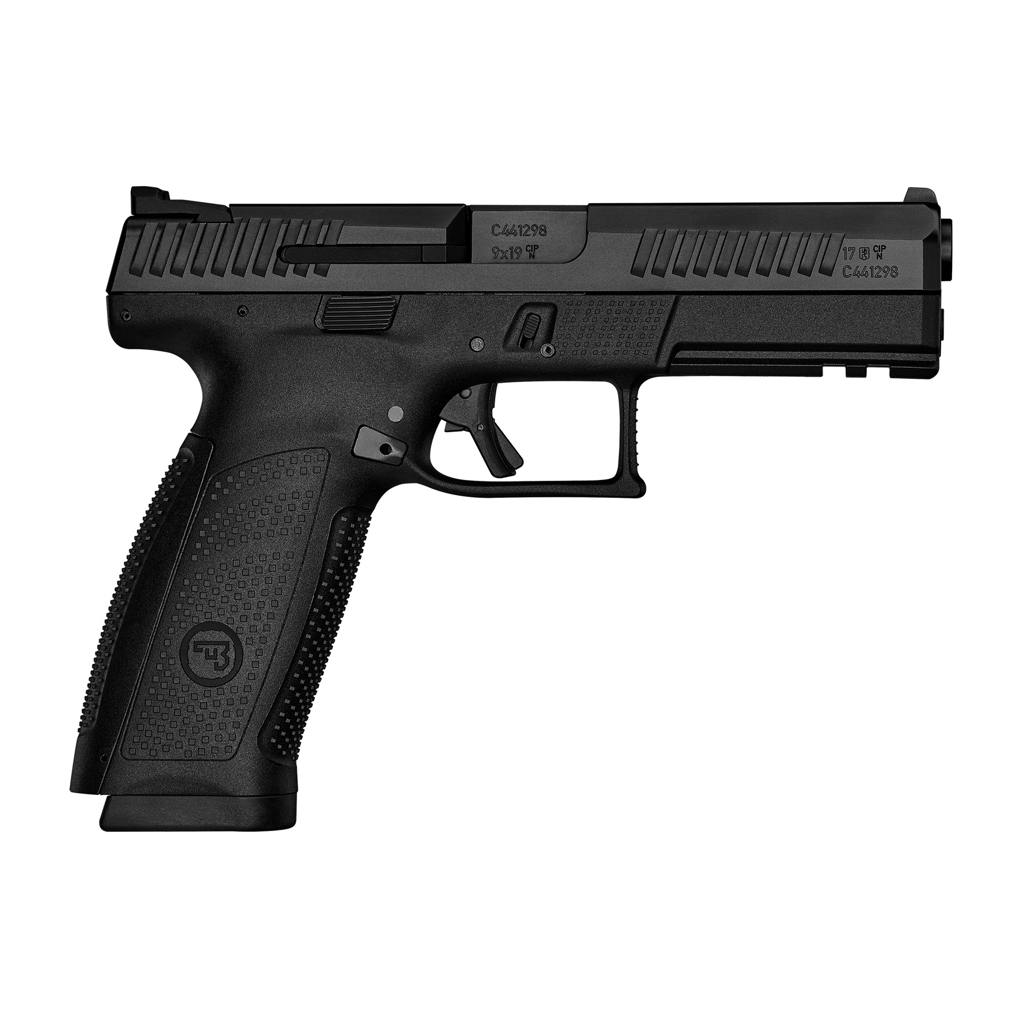 Cz p-10f 9mm 4.5" blk 10rd optic rdy-img-1