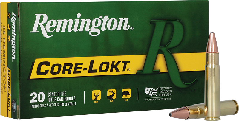 Remington Ammunition 21491 Core-Lokt  35Rem 150gr Soft Point Core-Lokt 20 Per Box/10 Case