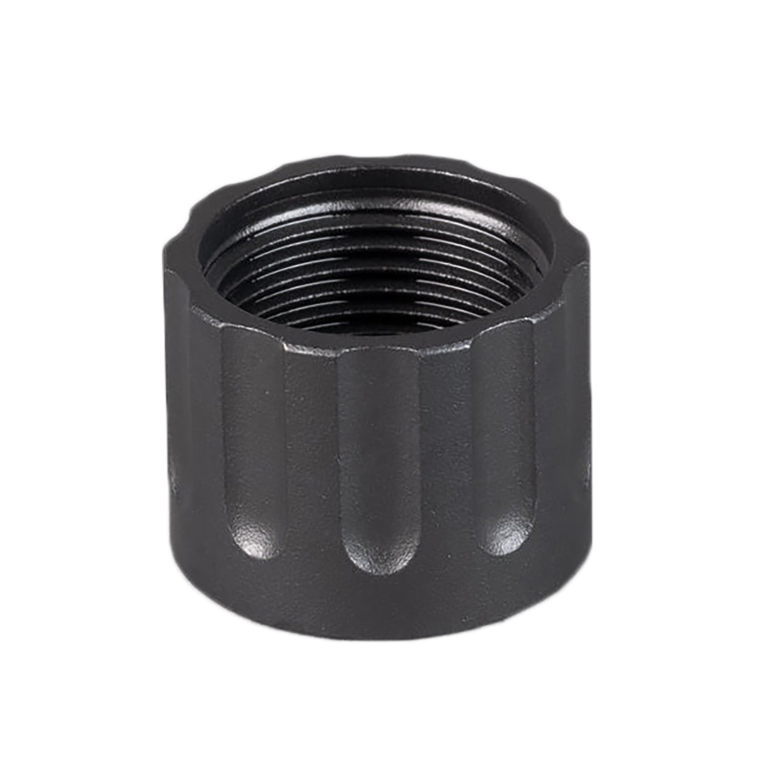 SilencerCo AC6 Delta Thread Protector Stainless Steel Black Oxide 1/2"-28 tpi