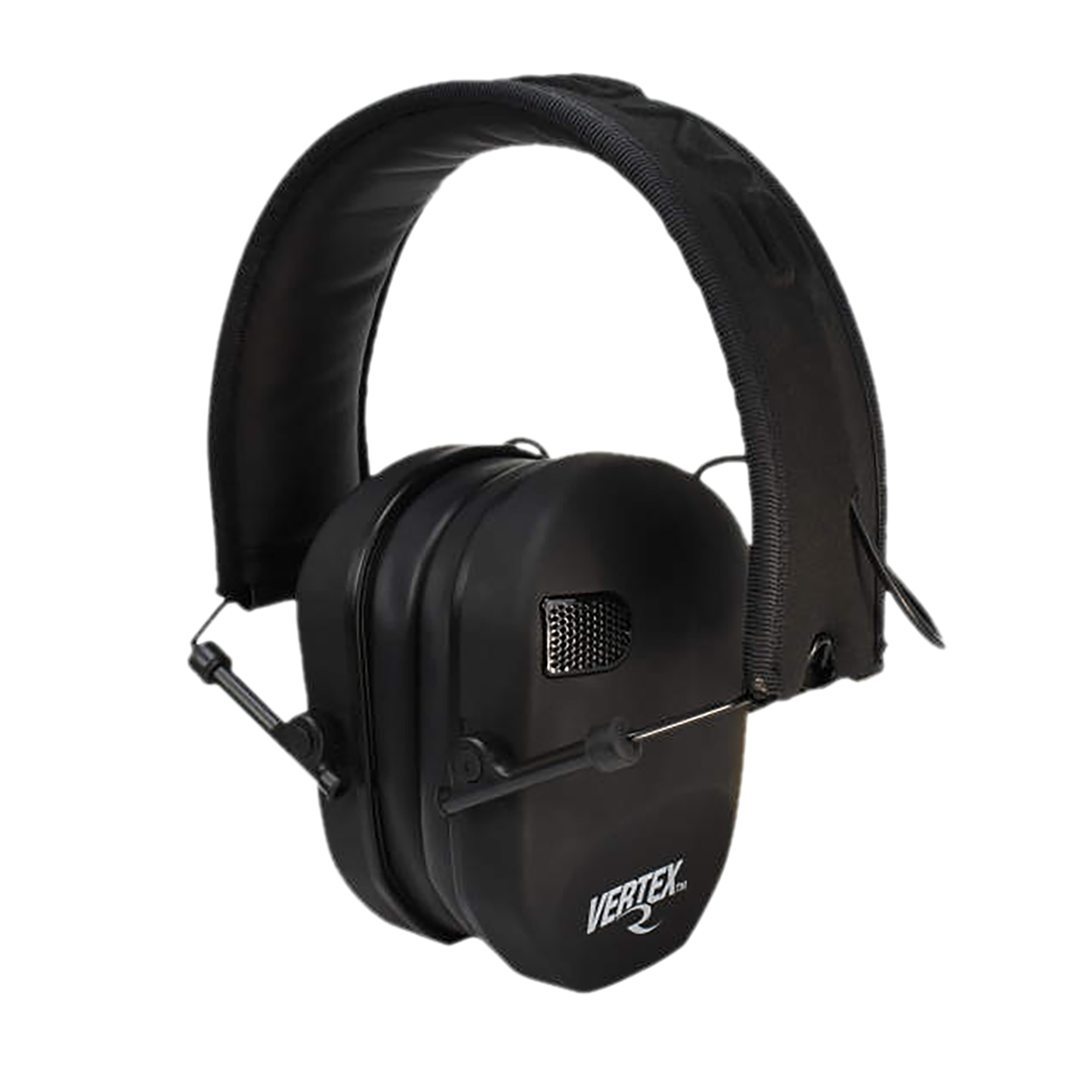 Radians VX0110CS Vertex Electronic Muff 85 dB Over the Head Black Ultra Slim