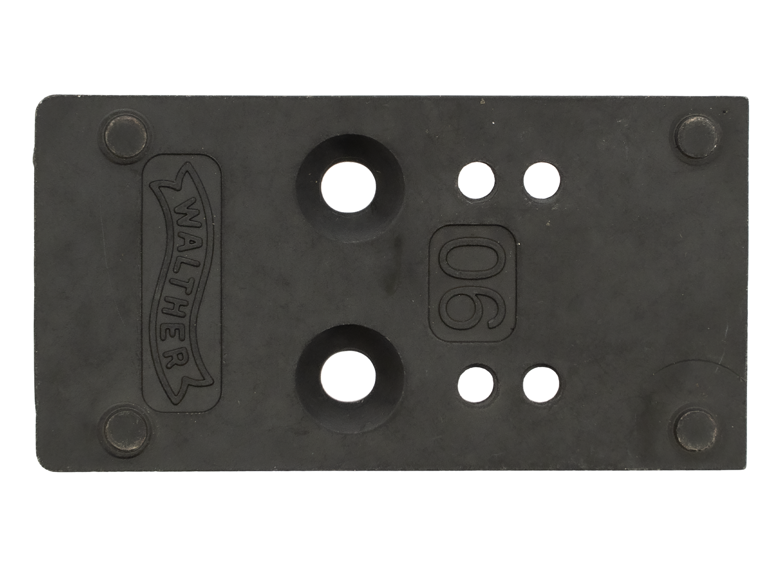 Walther Arms 5136197 Optic Plate  Black Steel Fits Walther PDP 2.0