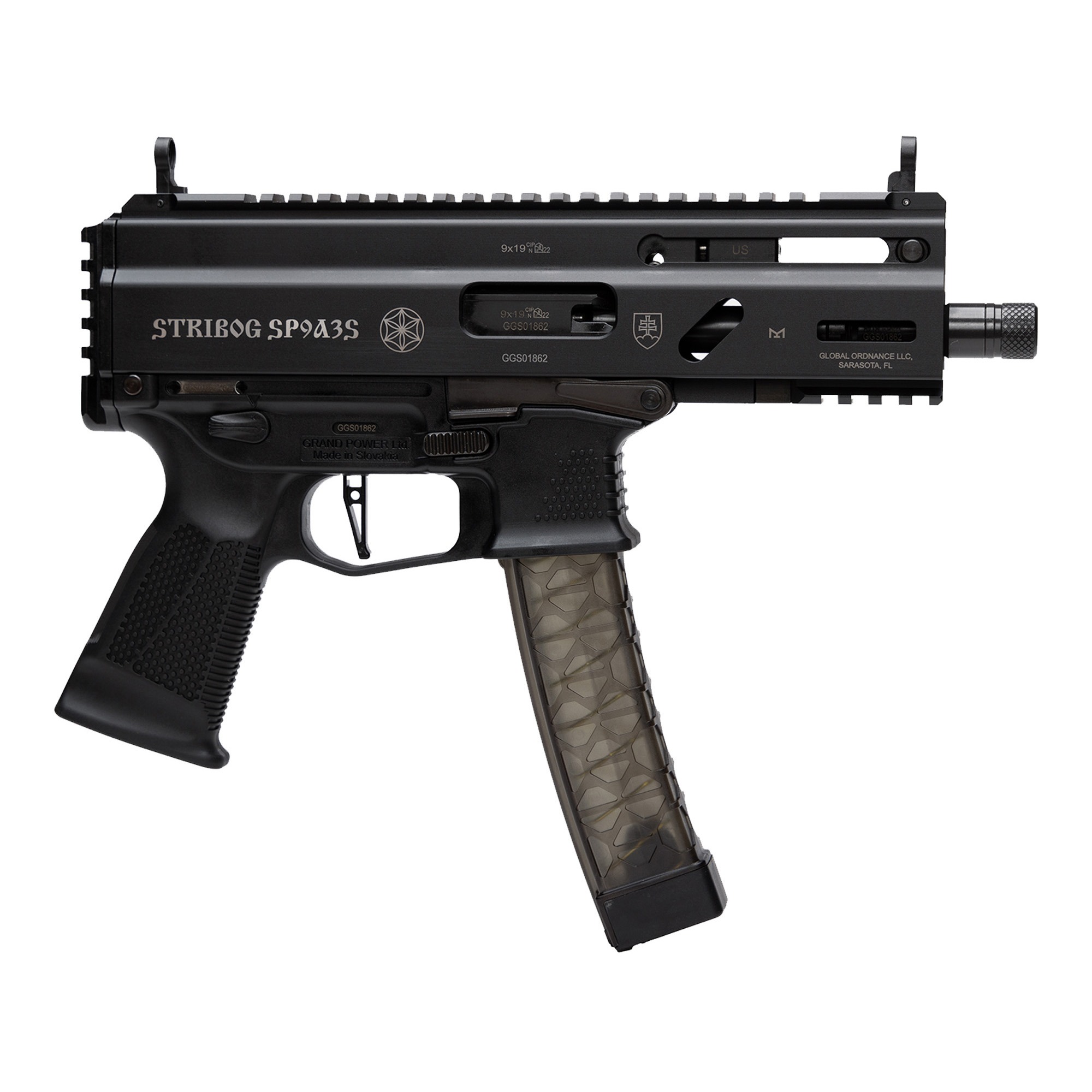 GPWR STRIBOG SP9A3S 9MM 5" 30RD BLK