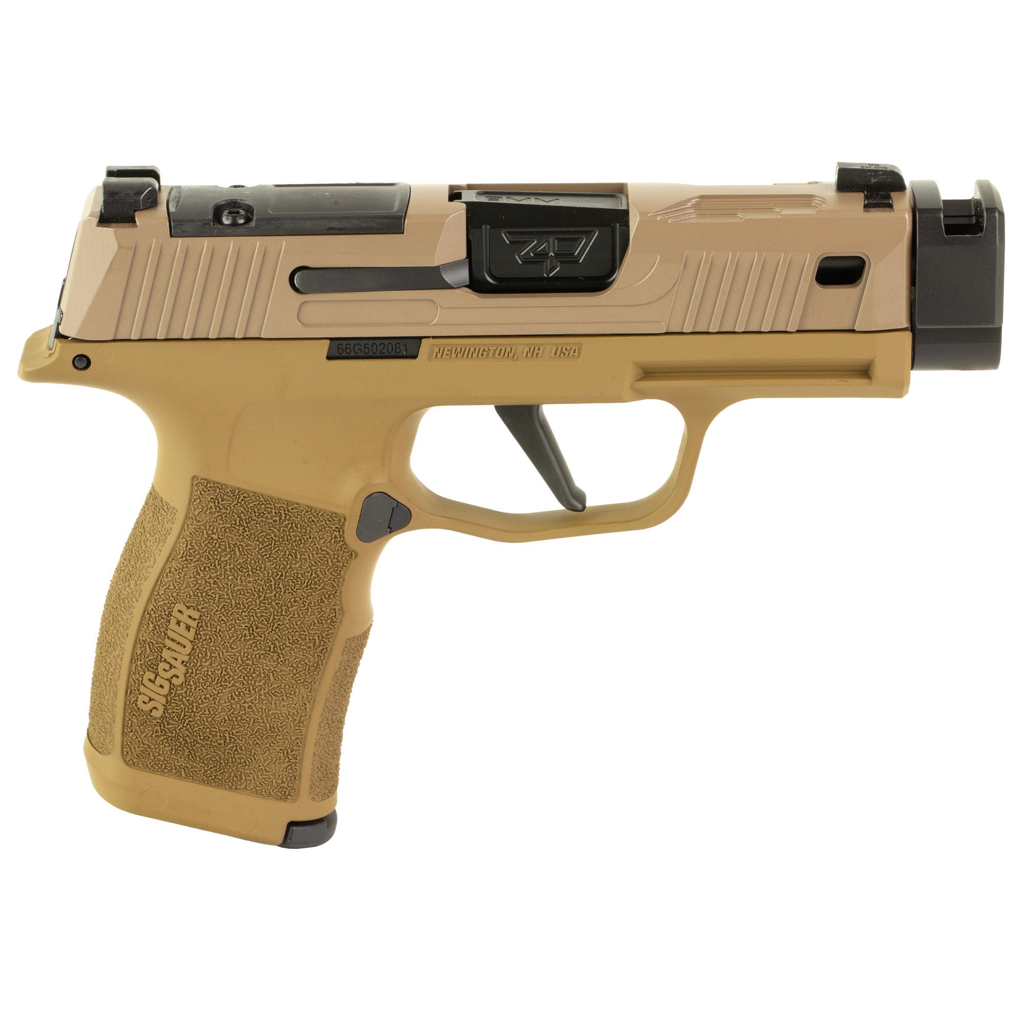 SIG P365X 9MM 3.7" 12RD BLACK/TAN