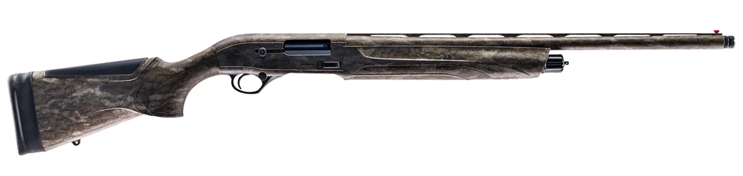 Beretta USA J32KU24 A300 Ultima Turkey 20 Gauge Semi-Auto 3" 3+1 24" Mossy Oak Bottomland Vent Rib Barrel & Picatinny Rail Receiver, Kick-Off Mossy Oak Bottomland Synthetic Stock